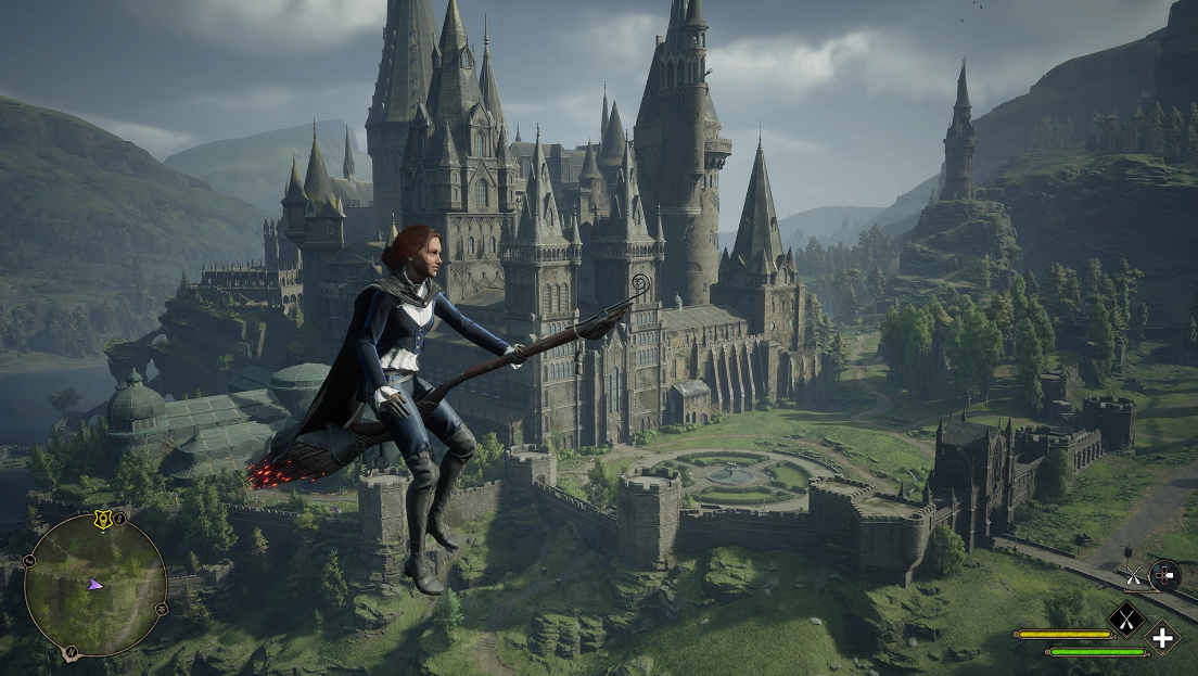 Hogwarts Legacy Getting a Broomstick and Learning How to Fly URPWNED